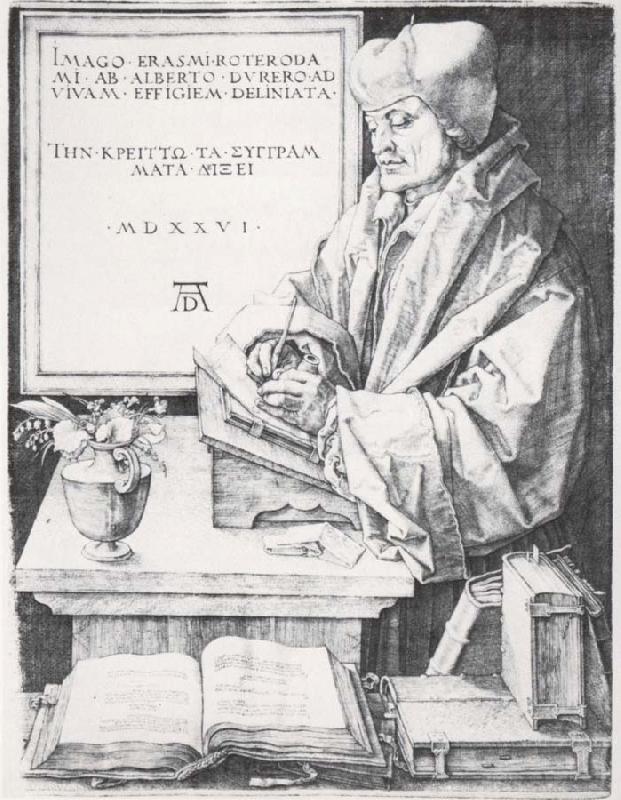 Albrecht Durer Erasmus of Rotterdam